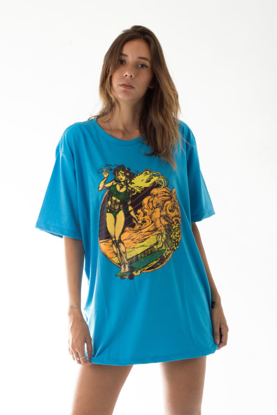 mina skate azul